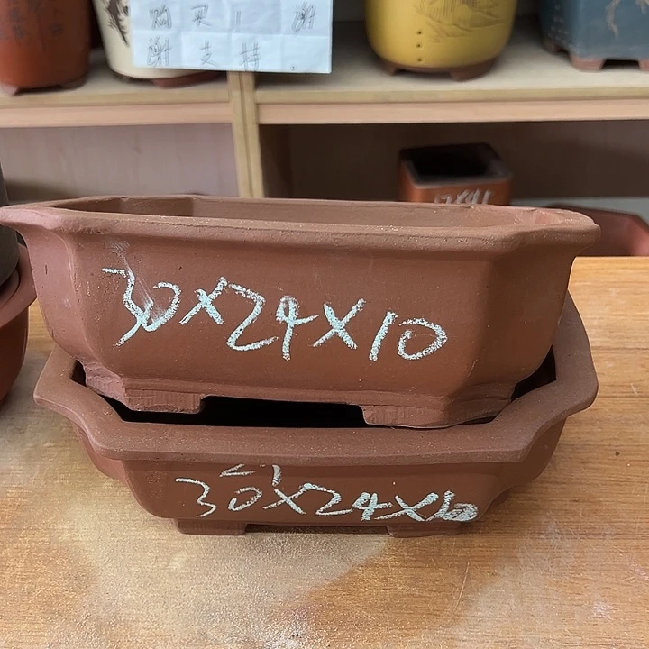 紫砂花盆，透气花盆