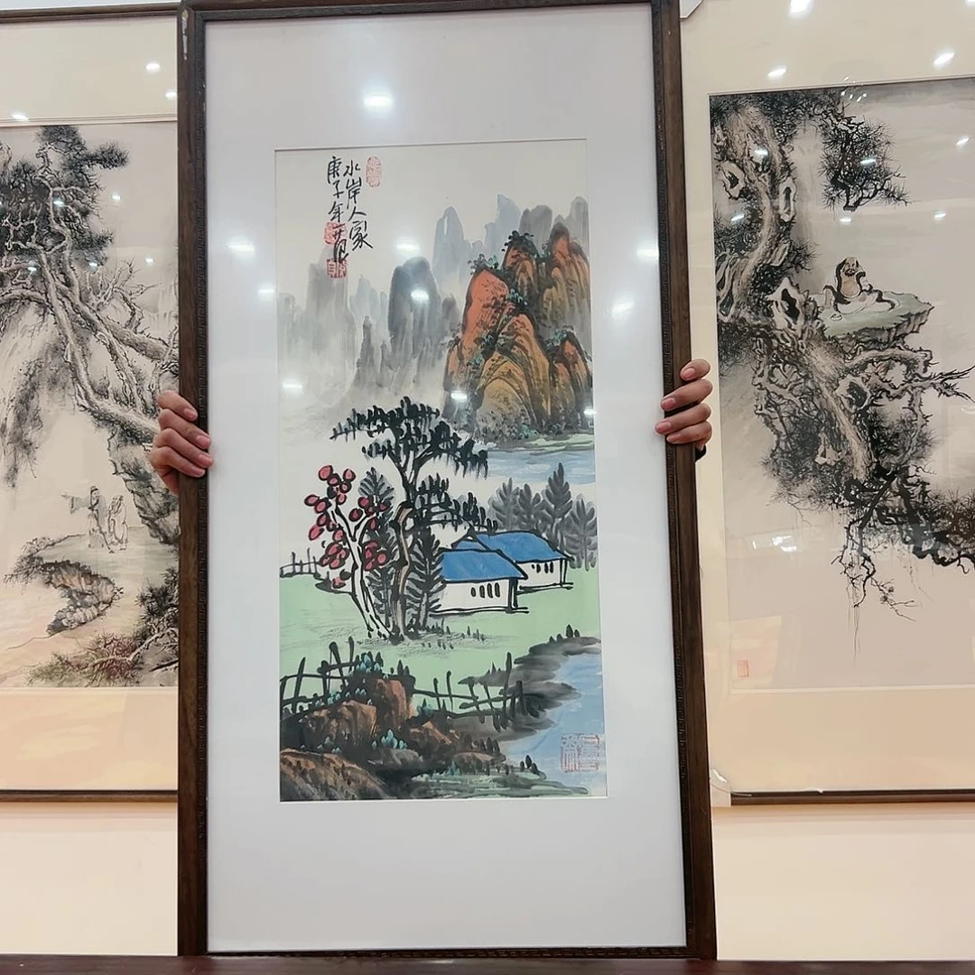 国画姜国华展览原作