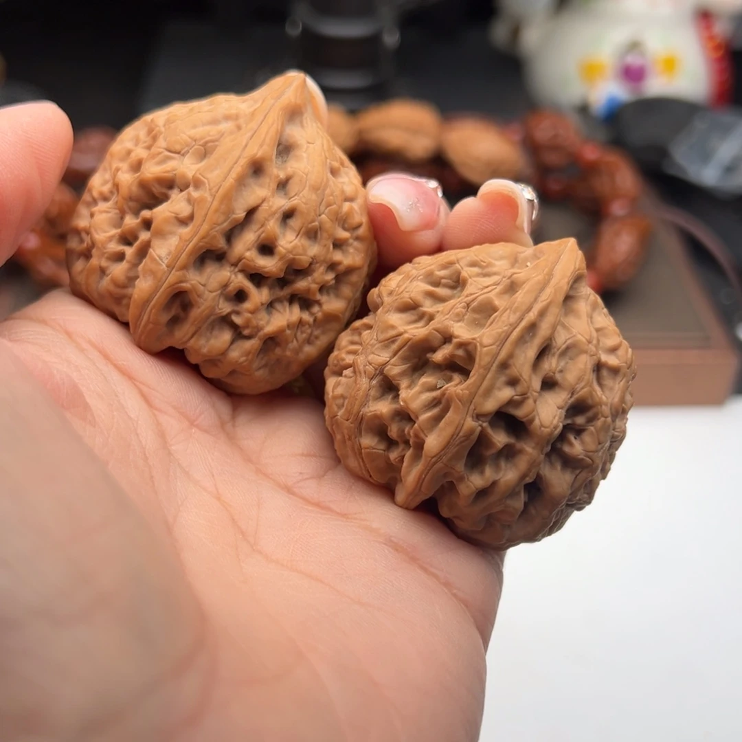 文玩核桃把件火苗40