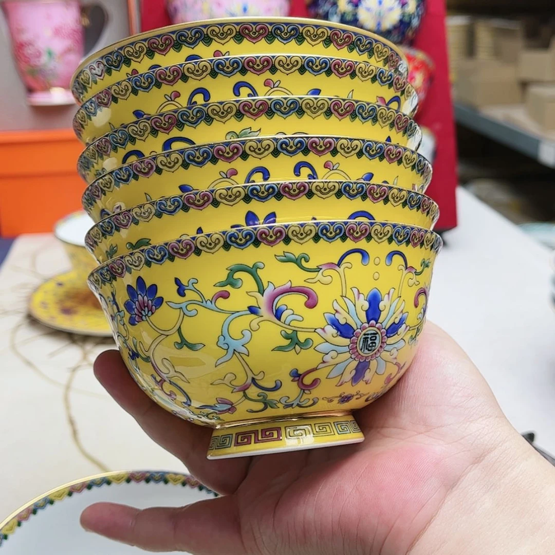 【闪购商品】珐琅4.5英寸6黄。。。。。