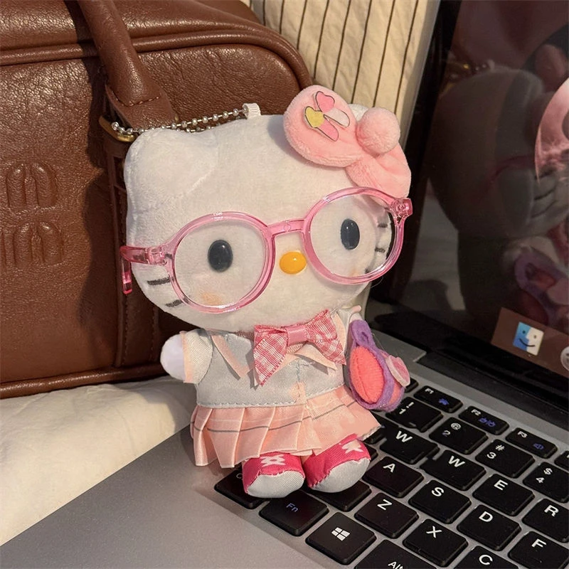 可爱kt包挂件钥匙扣学院风平成辣妹哈喽KT背包挂饰生日礼物双11