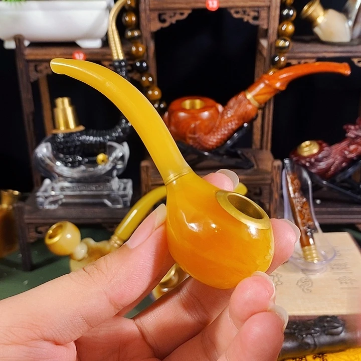 高端定制金丝楠烟嘴