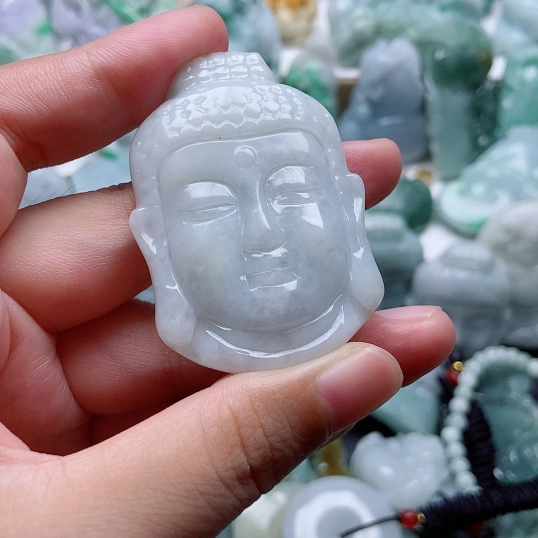 翡翠未镶嵌吊坠(不含链)1