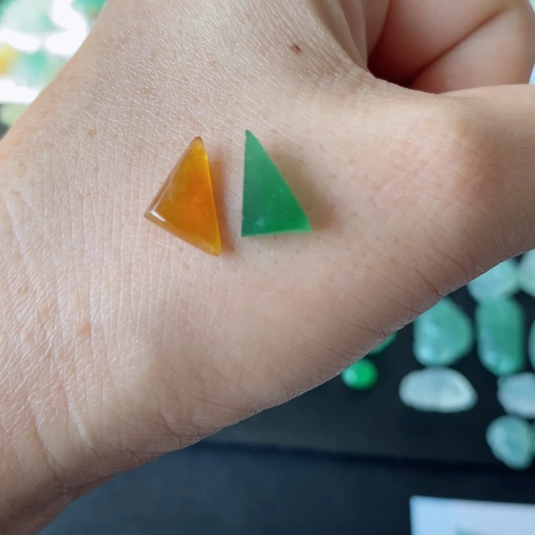 定制翡翠未镶嵌切割面