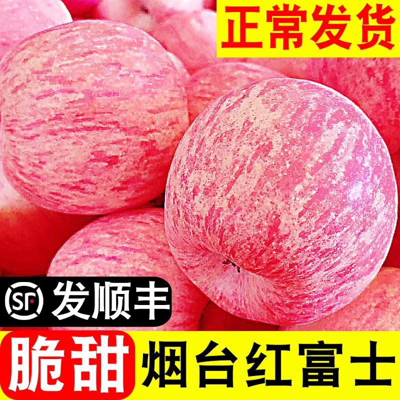 【顺丰】烟台红富士苹果新鲜水果当季一级冰糖心整箱脆甜