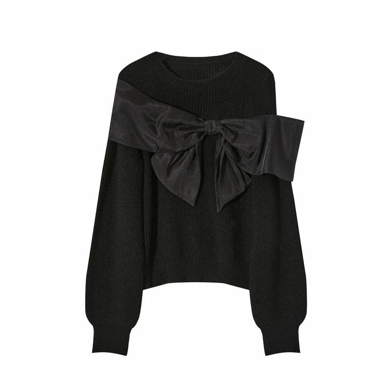 【毛毛专属】秋季针织露肩打底衫长袖毛衣女25S0251