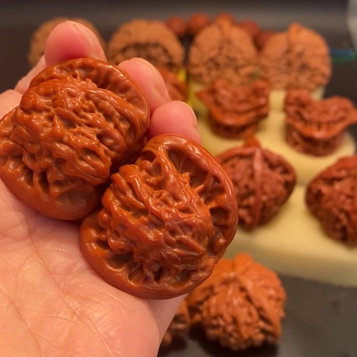 白***水吊坠文玩核桃工艺核桃