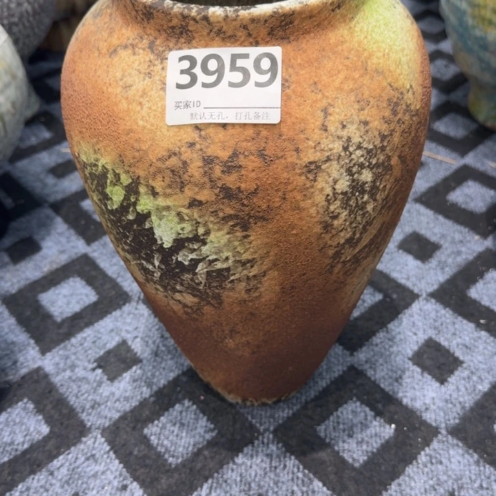小***人瓷片景德镇高温花器编码3959高39口13默认无孔