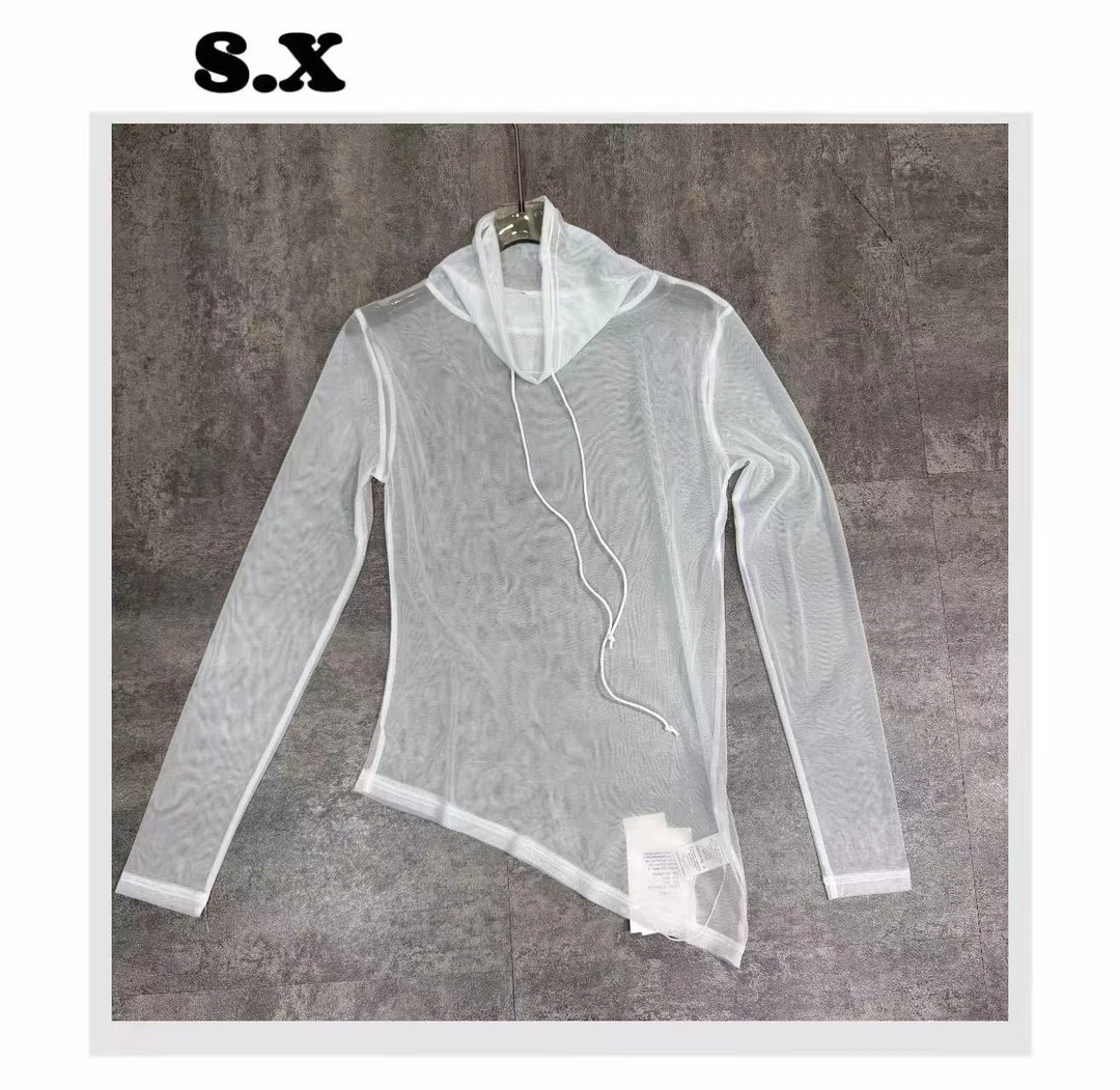 S.X 2025春夏新款 小众网纱