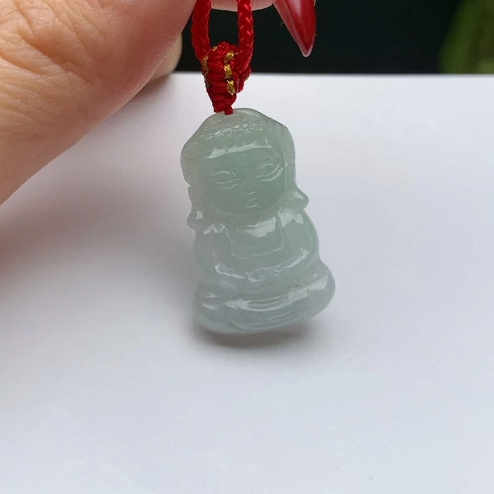 翡翠颈饰未镶嵌宝宝佛