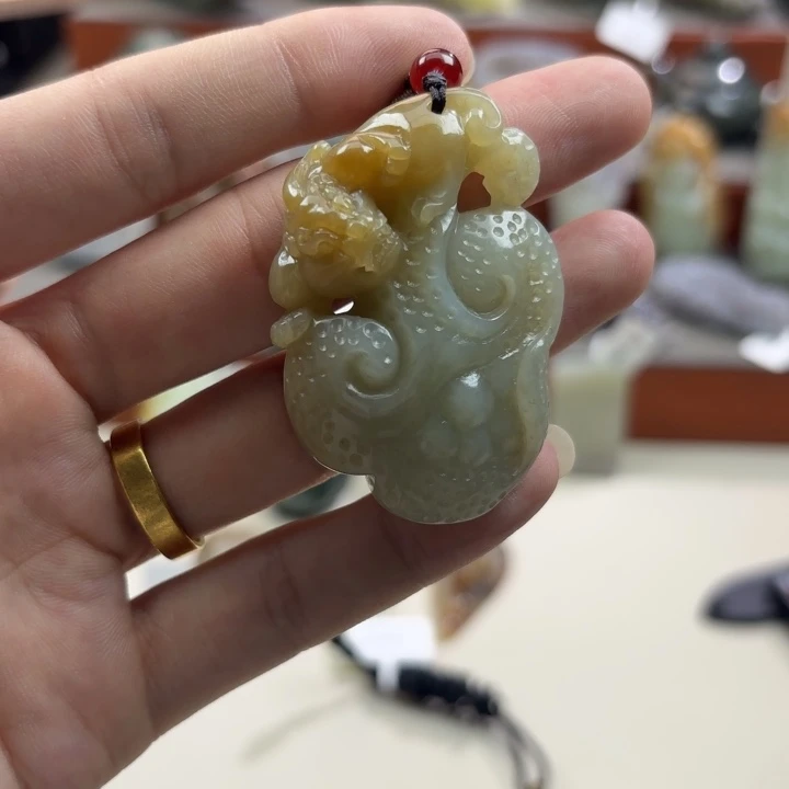 和田玉未镶嵌吊坠(不含链)春****开