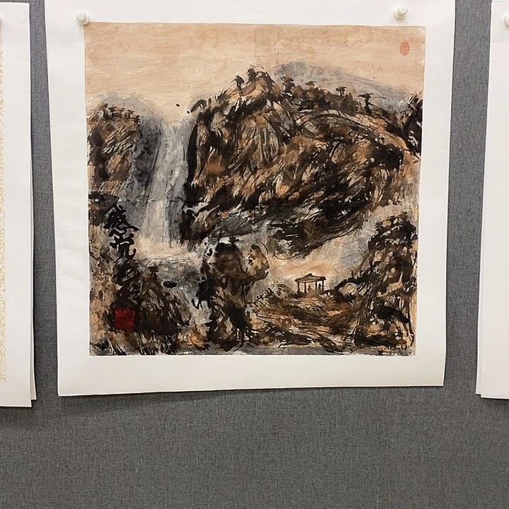 坦***局国画手写手绘作品63
