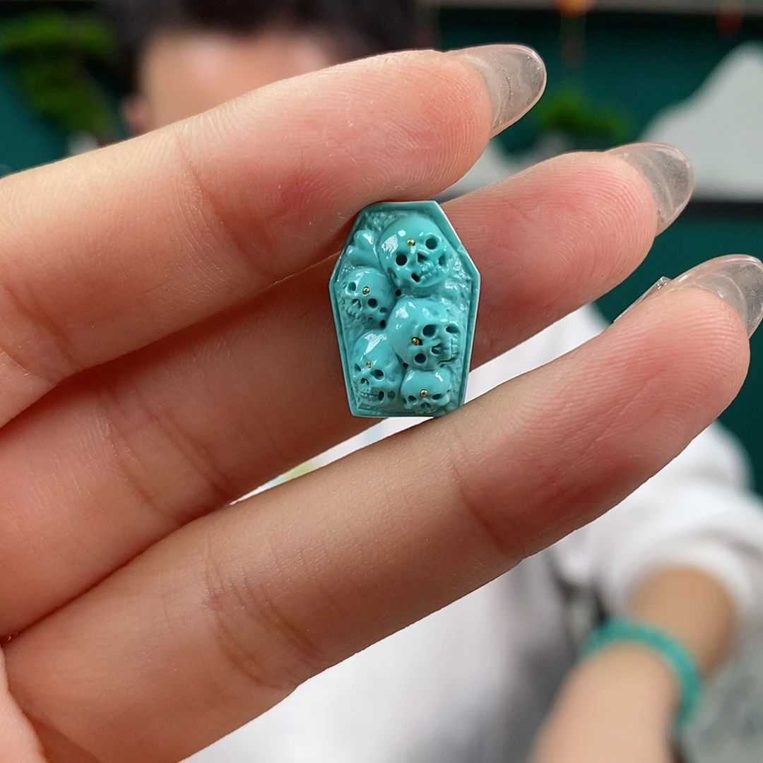 绿松石珠宝奇石未镶嵌