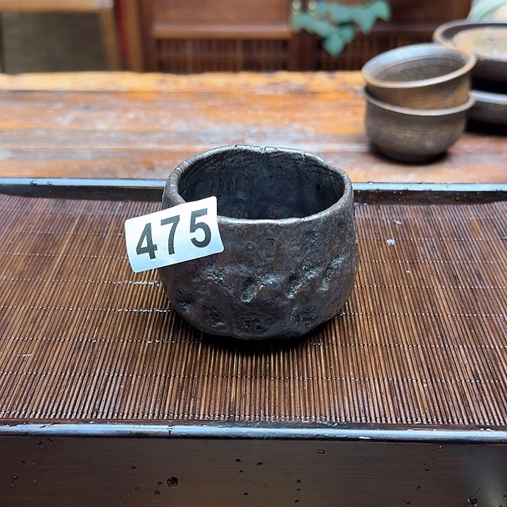 纯手工制作粗陶茶具