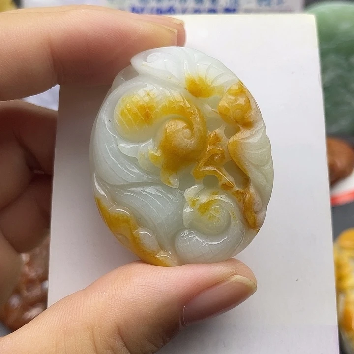 翡翠未镶嵌颈饰天然翡翠