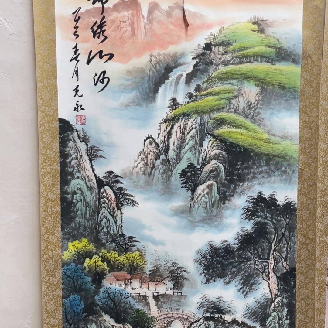 国画老师手笔手绘作品y