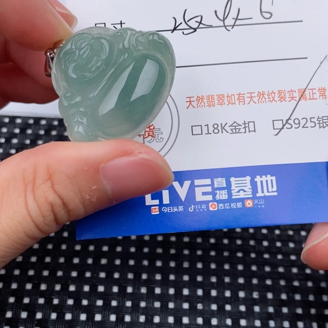 翡翠银S925镶嵌颈饰