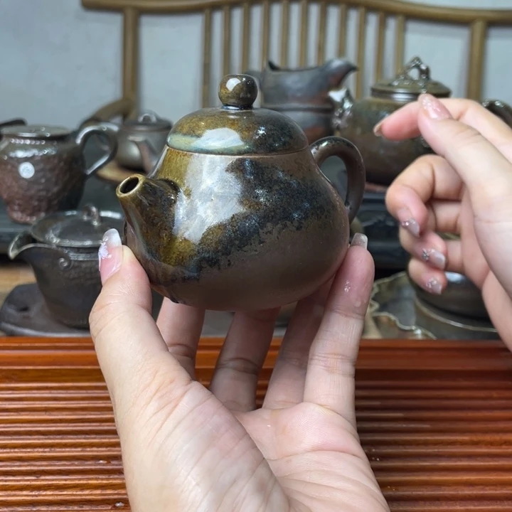晖云柴烧全手工130瑕疵