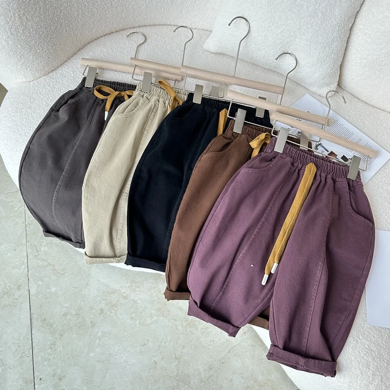 男女童休闲裤儿童百搭长裤宝贝裤子秋装中性款裤