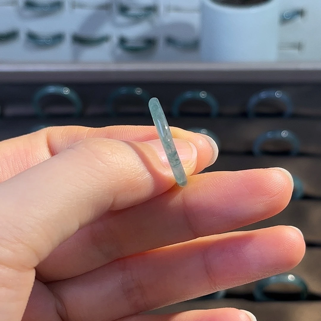 翡翠戒指未镶嵌天然翡翠A货戒指