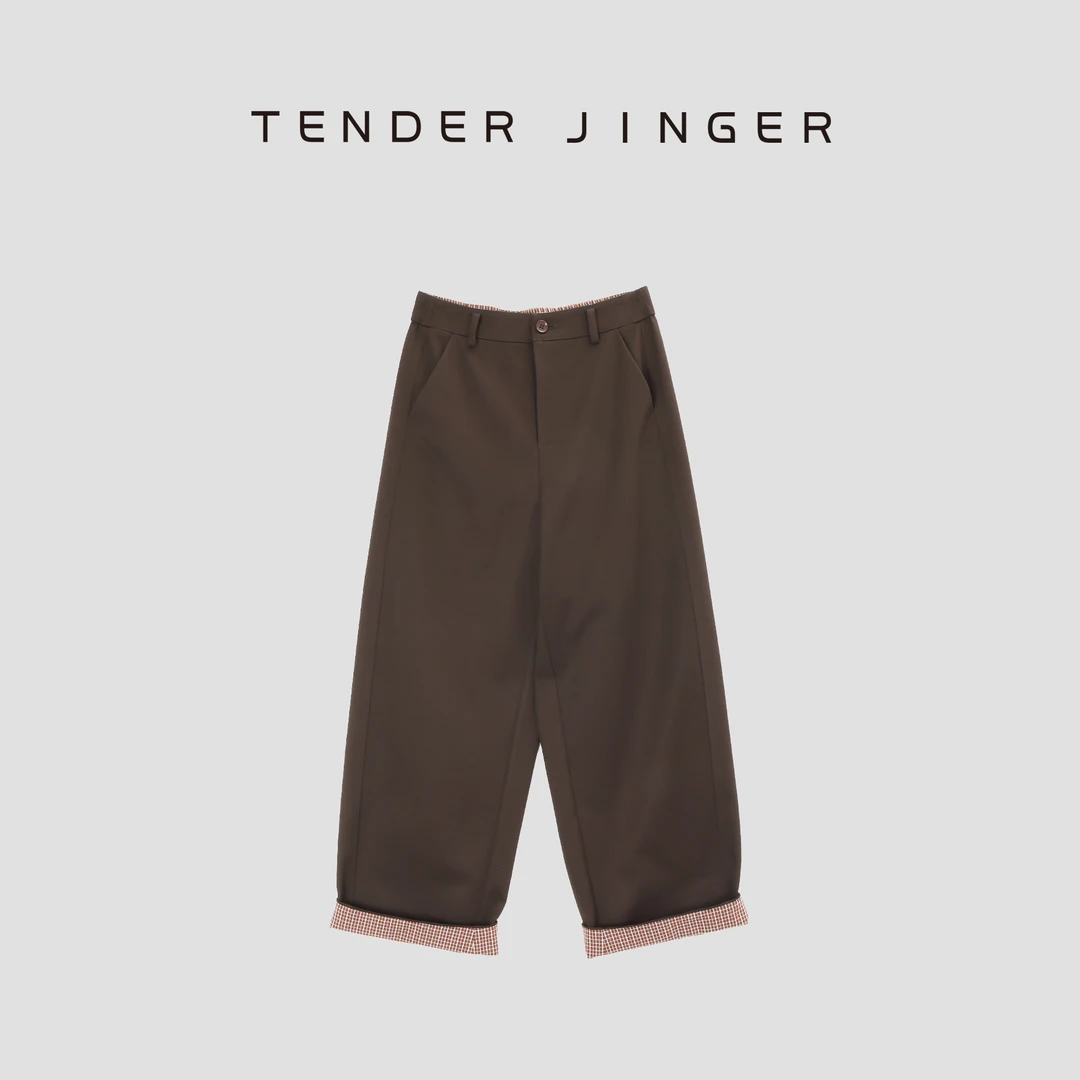 Tender Jinger｜宽松直筒显瘦休闲裤T53HAI41159