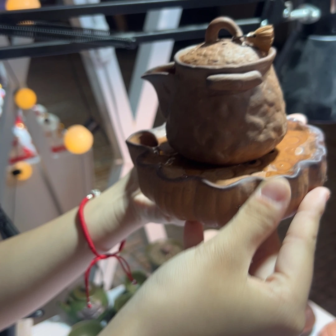 裸烧老岩泥原矿茶具