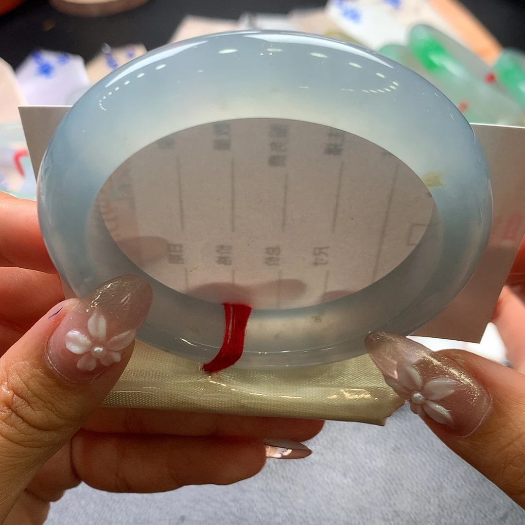 F***y翡翠未镶嵌手镯6号 大圈口强推