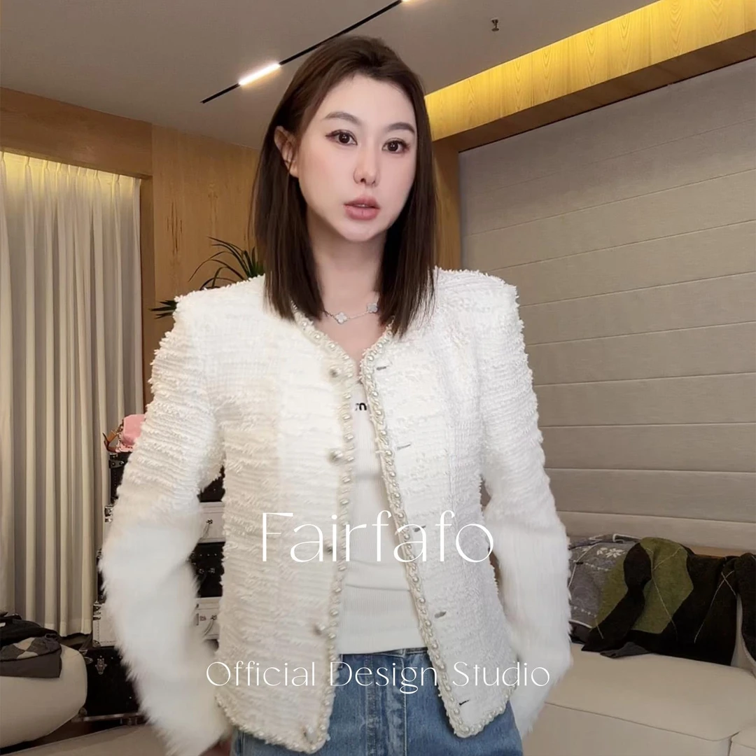 【小香粗花呢外套】ZYWT59029秋冬新款小香风气质轻奢法式短款外套