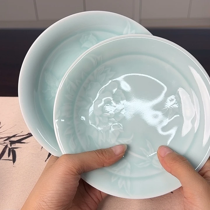 龙泉云间青瓷小米茶器
