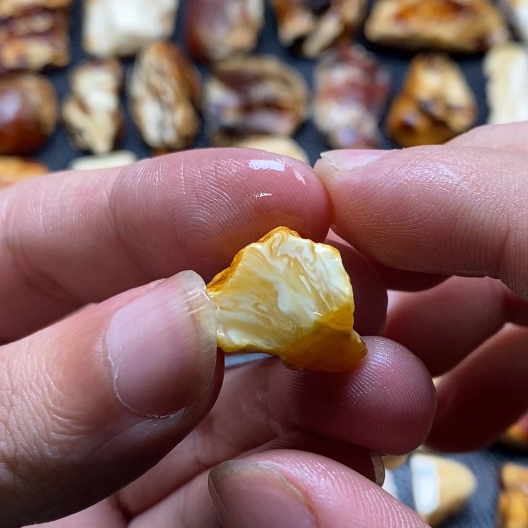 定制琥珀未镶嵌琥珀蜜蜡原石定制