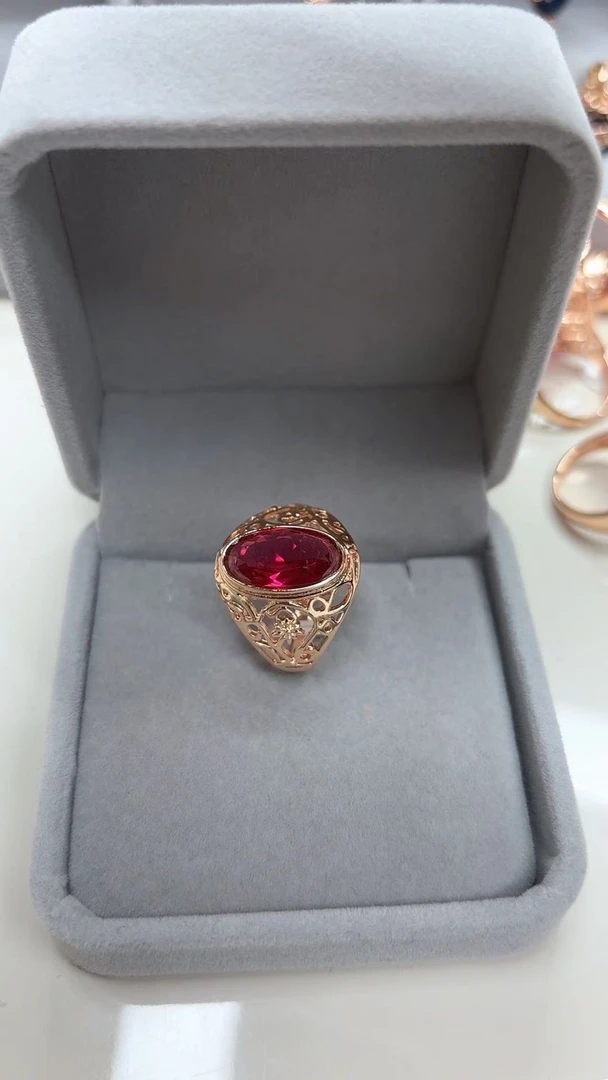 铜合金戒指 镀俄罗斯紫金戒指