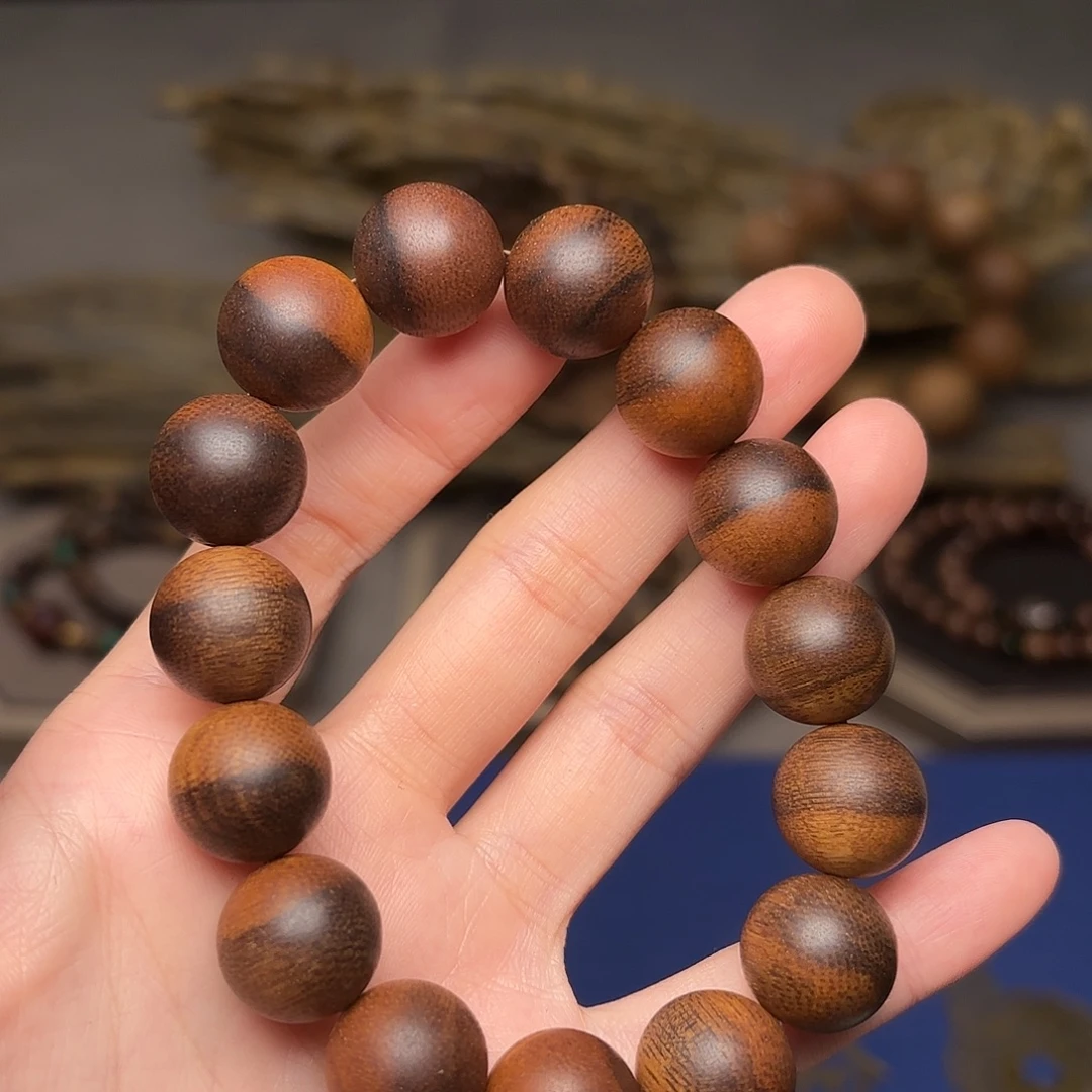 手串沉香越南芽庄红土白棋楠瘤疤1.4