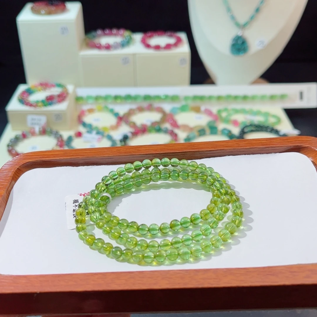 碧玺手串未镶嵌手串