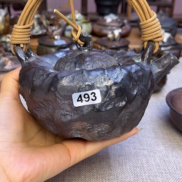 裸柴烧陶瓷手工茶器