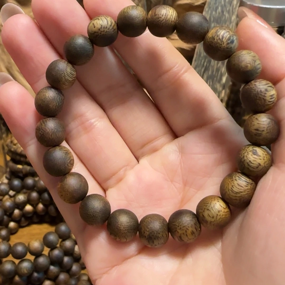 沉香碎屑沉香09圆珠单圈