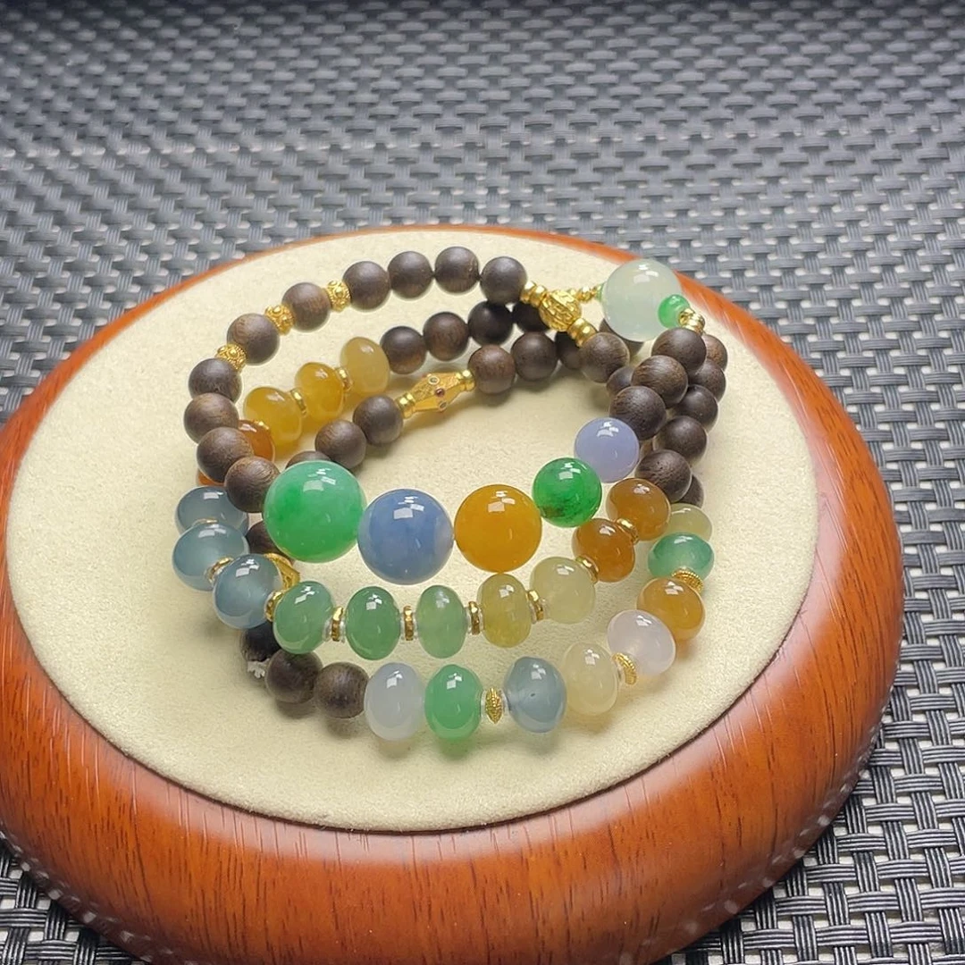 翡翠手链未镶嵌卡