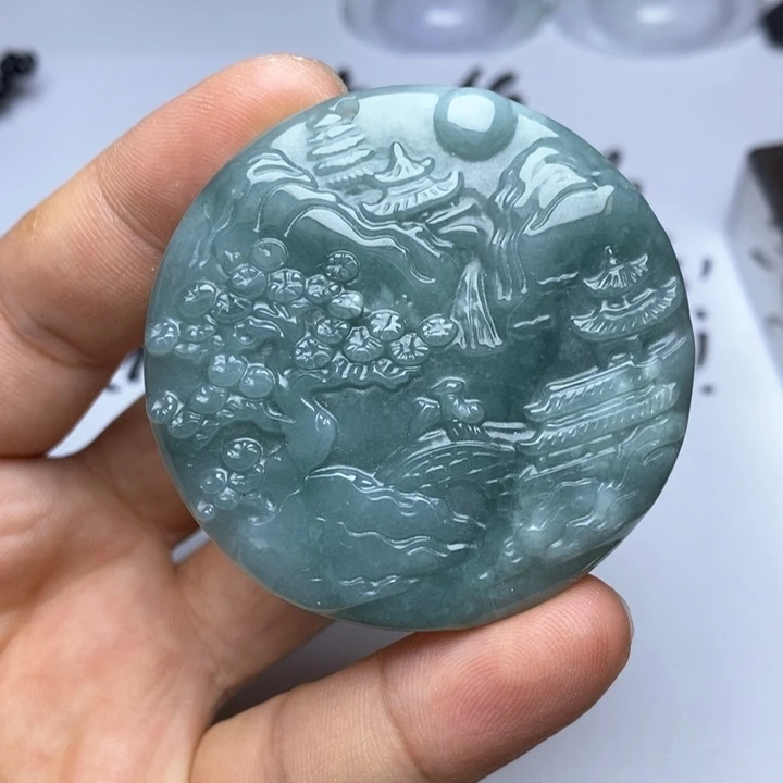 颈饰未镶嵌翡翠翡翠