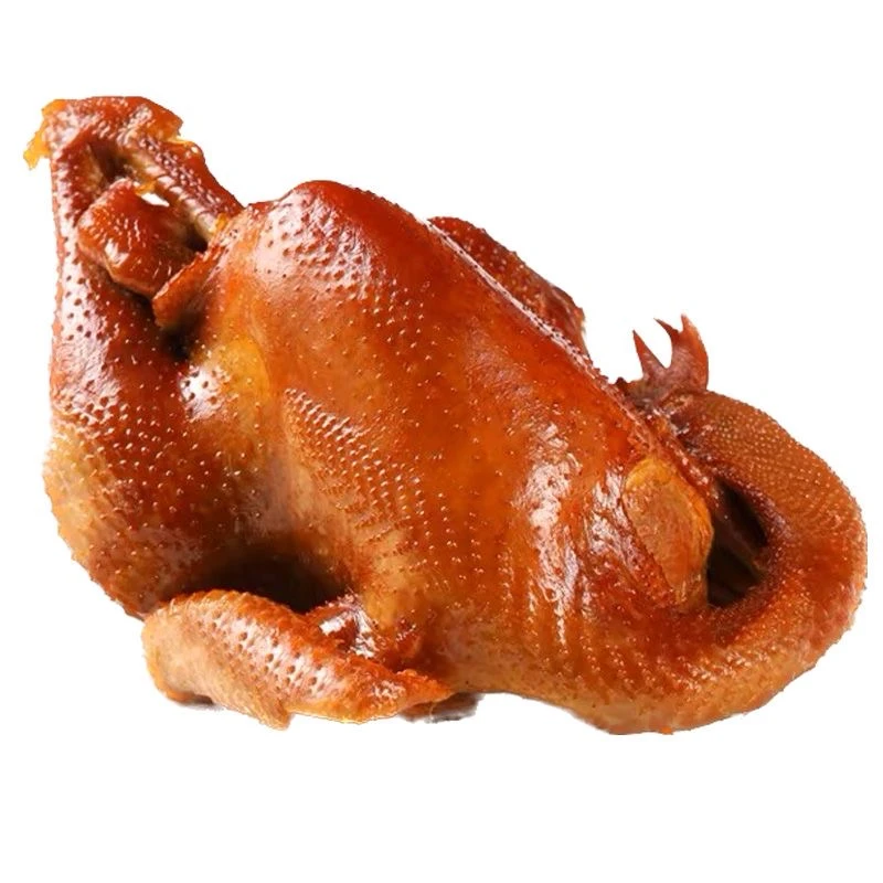 山东经典名吃果木熏烤鸡开袋即食卤味熟食烧鸡真空独立包装600g