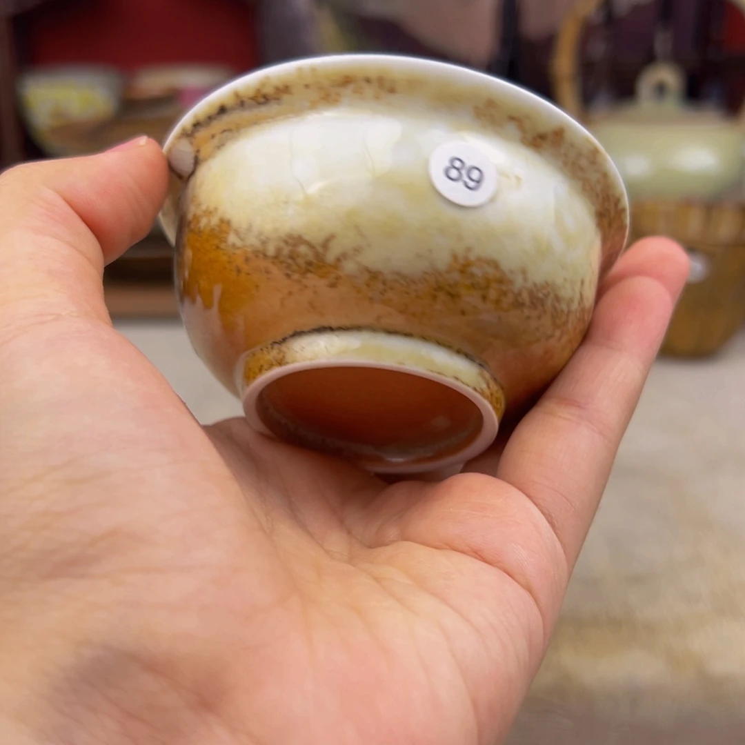 杯纯手工柴烧主人杯