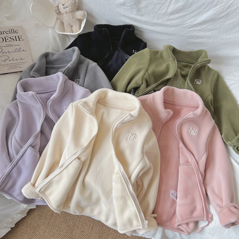 【萌萌家校服神器】奥粒绒儿童新款男女保暖春秋冬款休闲立领亲子装