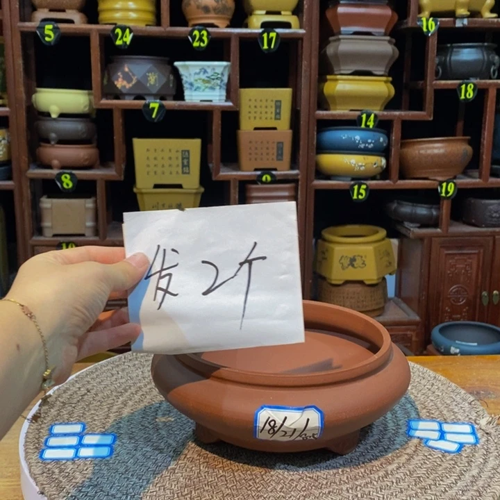 紫砂花盆紫砂花盆