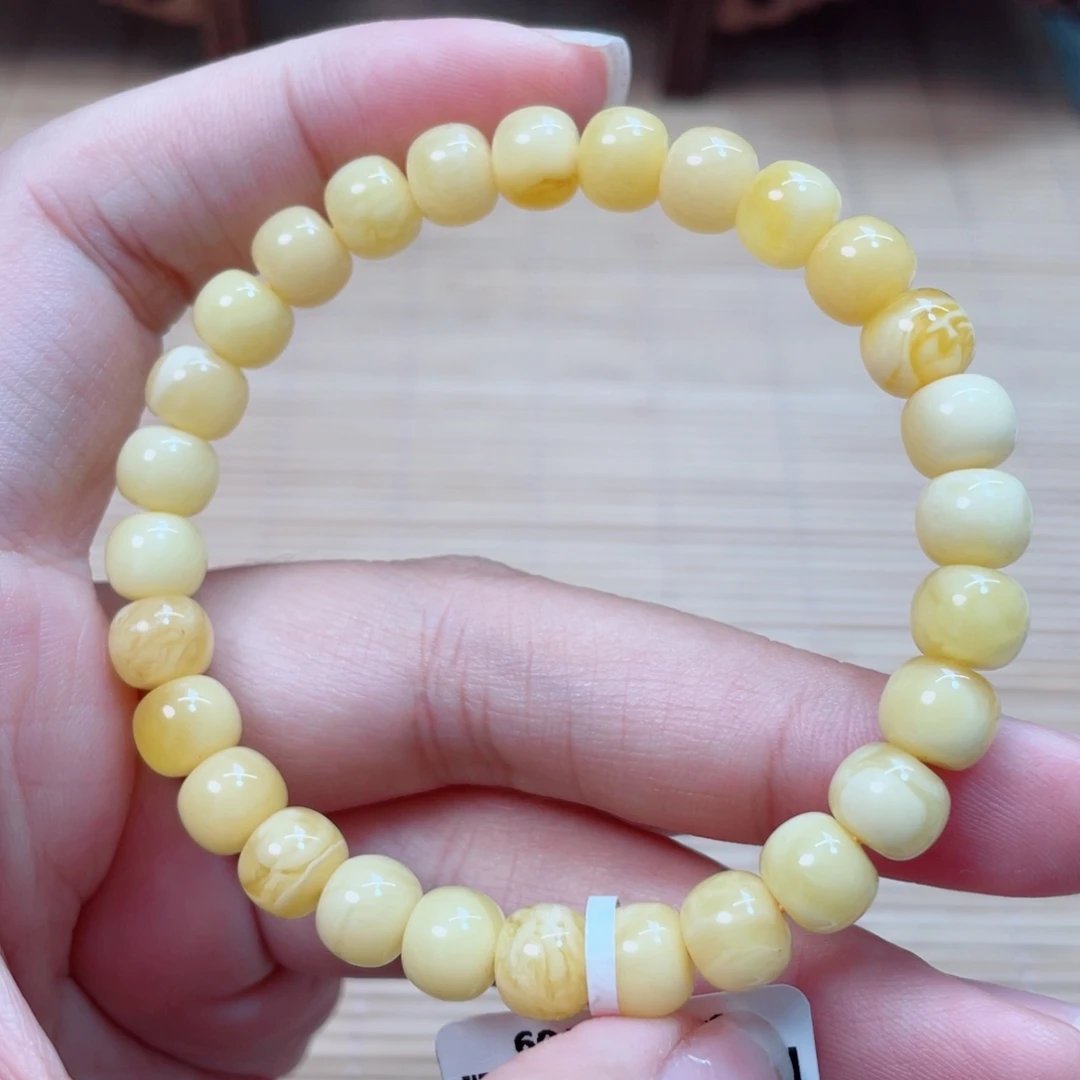 蜜蜡未镶嵌手串蜜蜡