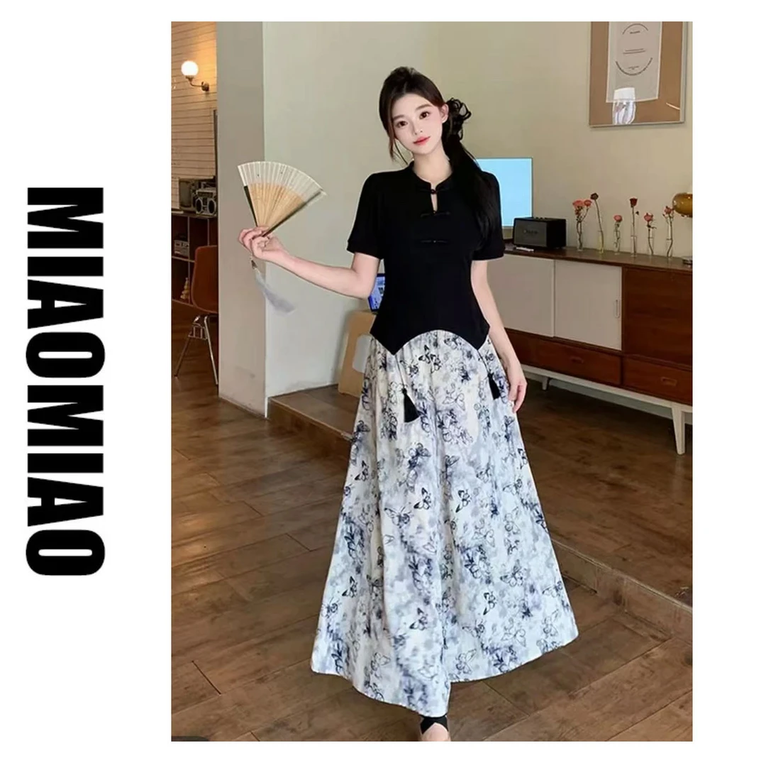 5792两件套时尚洋气遮肉显瘦百搭减龄夏季新款