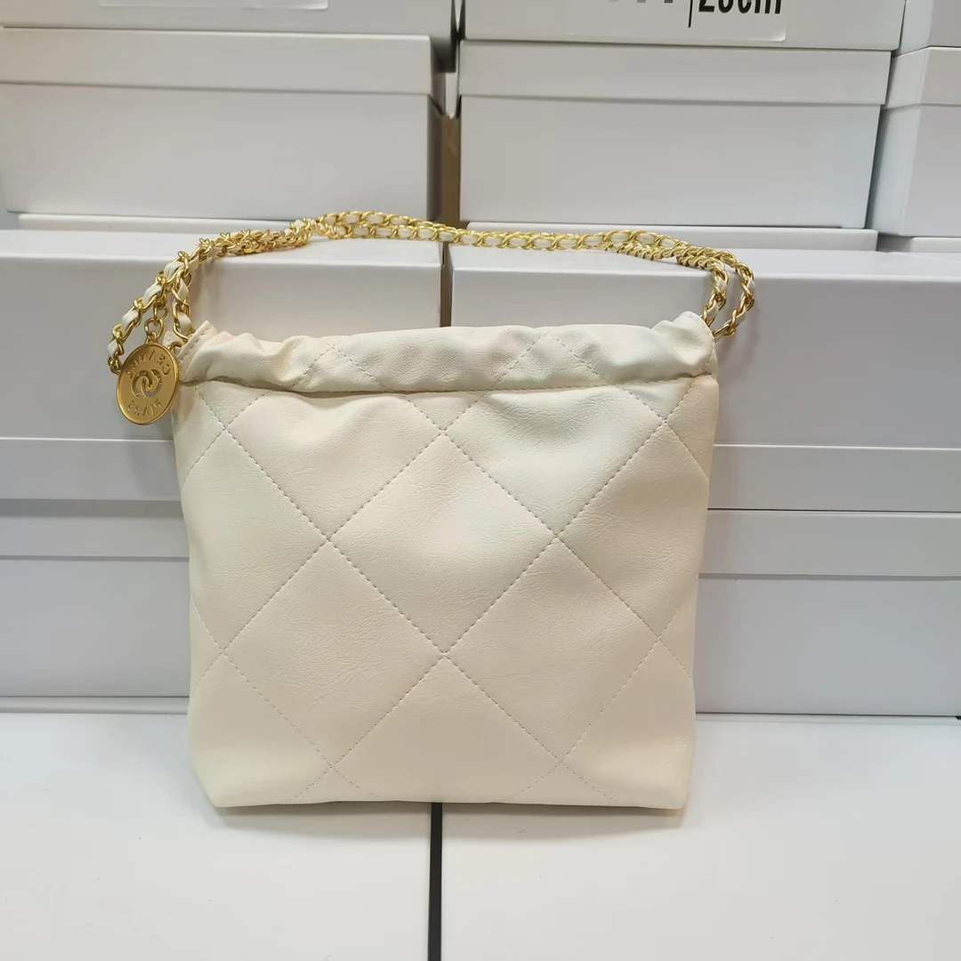 耐磨托特包电脑插袋单根单肩包四色米色水桶包休闲风