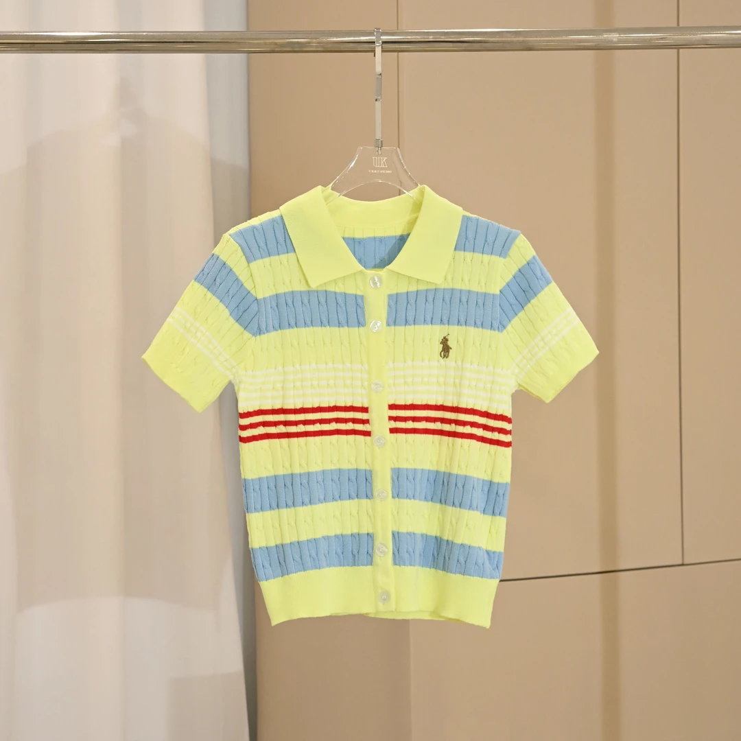 秀秀【ukku】老钱风运动风条纹T恤潮流半袖风121022