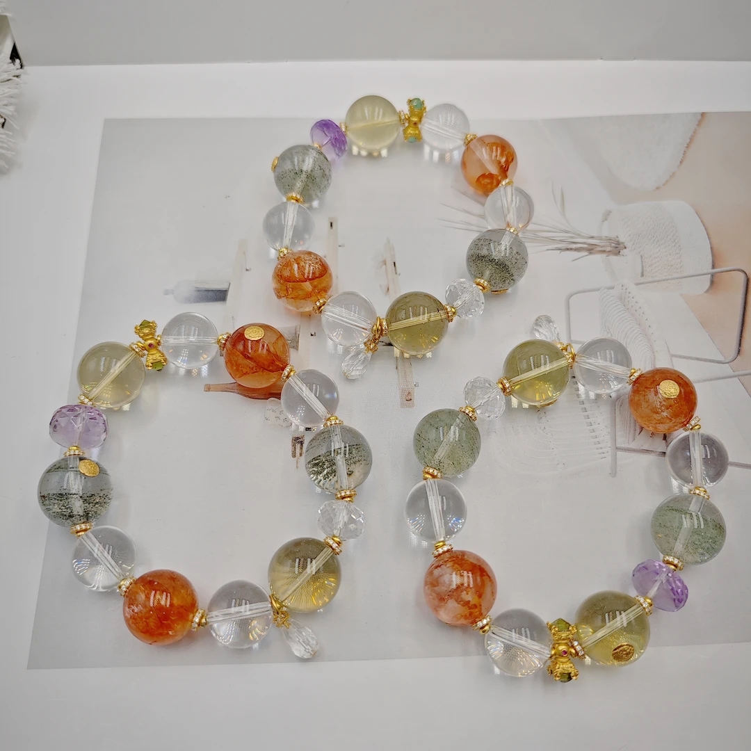 水晶手串气质简约时尚多样性发货一件