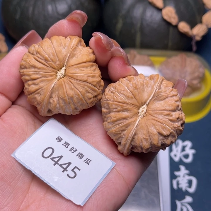 老***牙把件文玩核桃南瓜墩45-0445