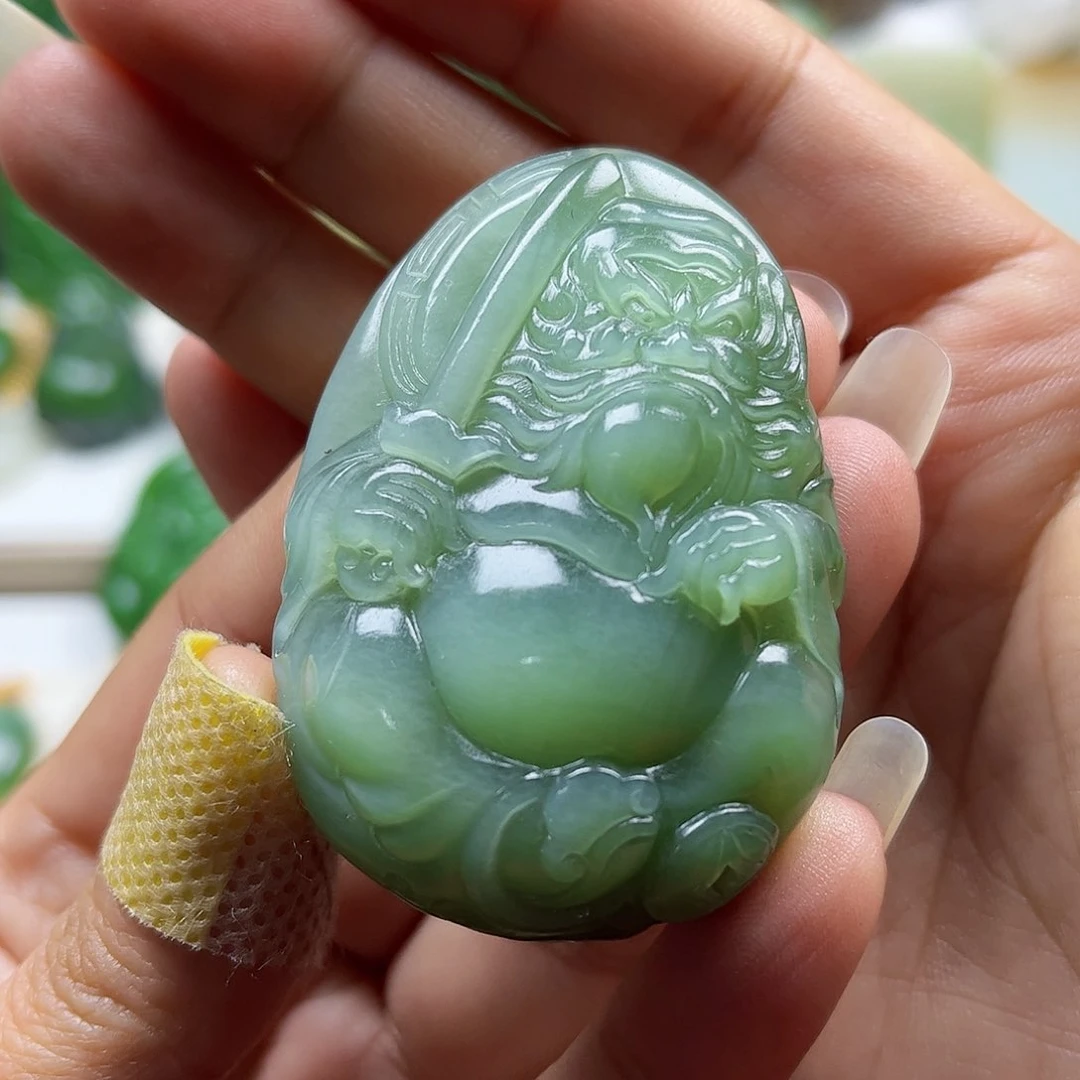 和田玉吊坠未镶嵌摩***默