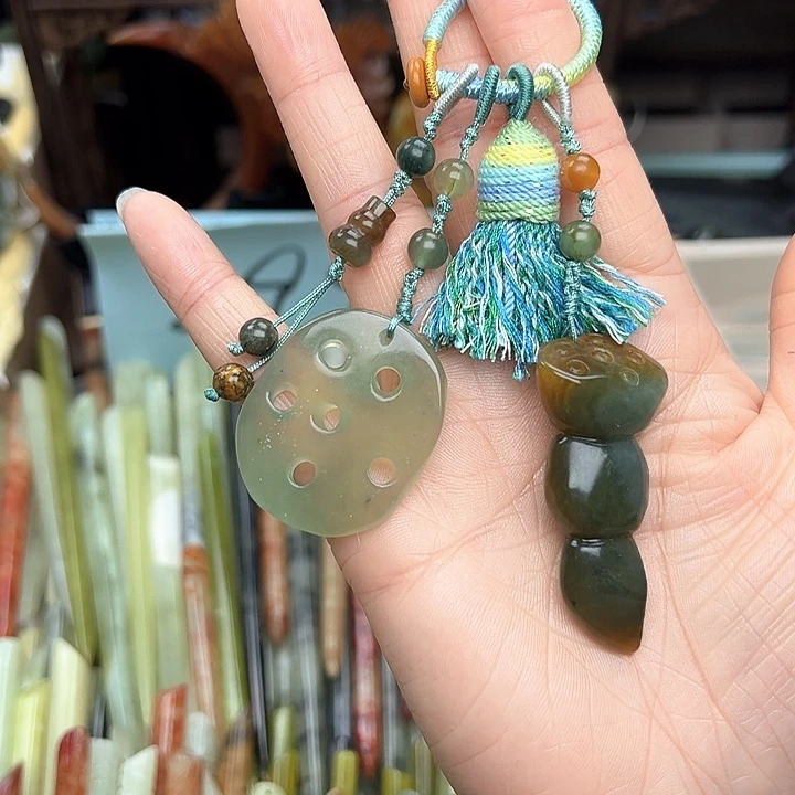 蛇纹石玉未镶嵌发簪