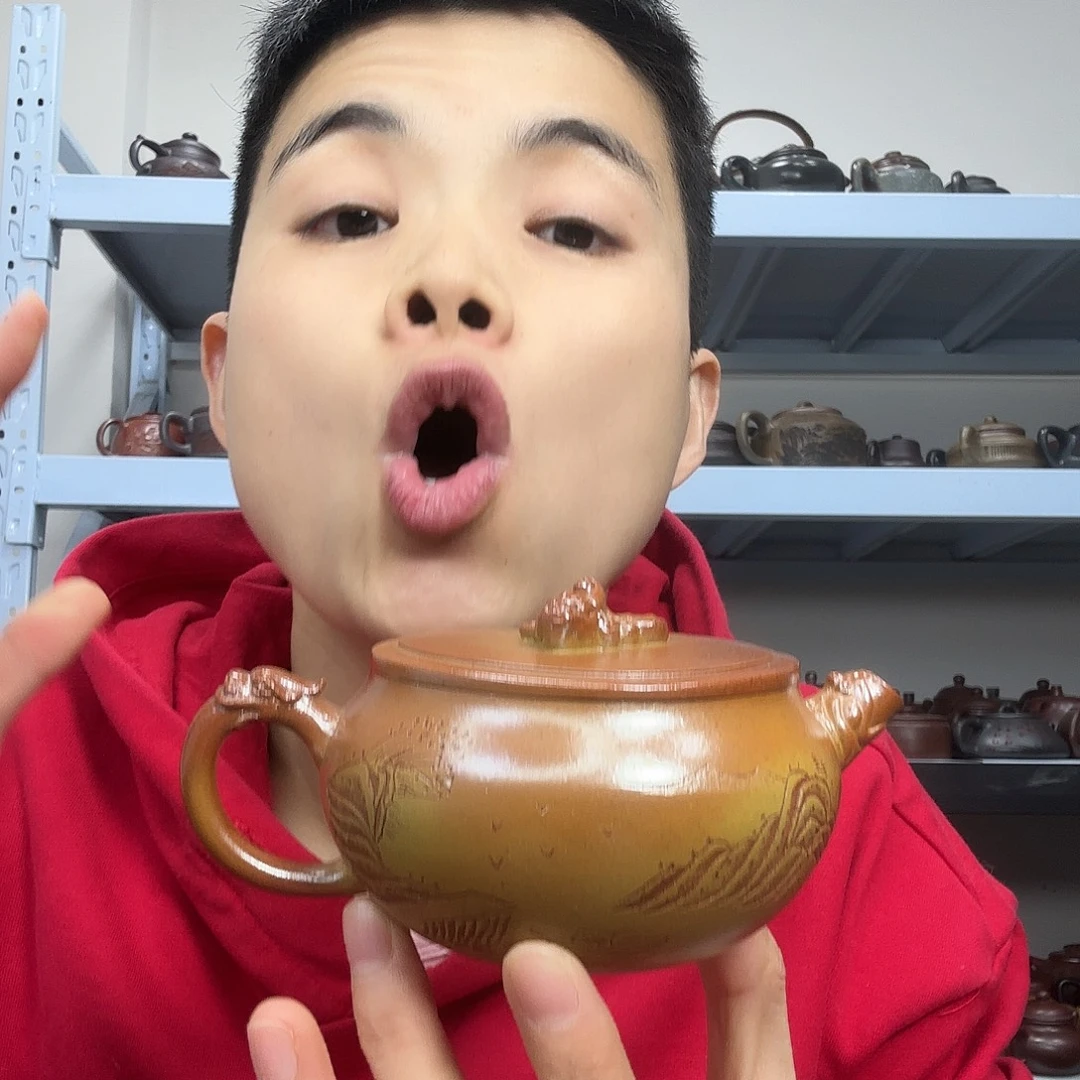 紫砂茶壶民间手艺人全手工制作